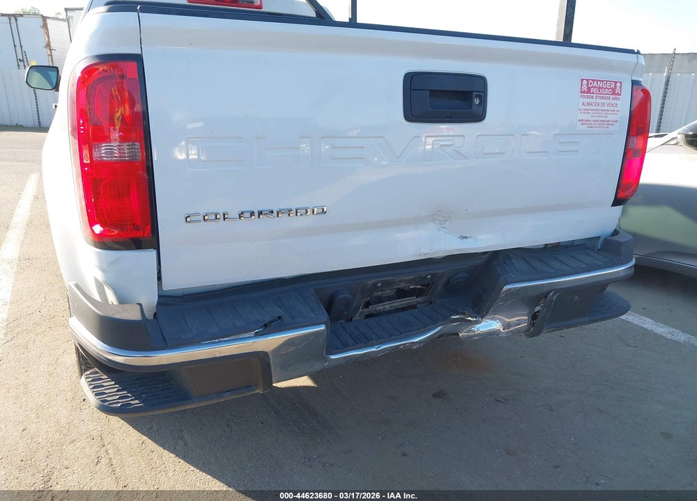 2022 CHEVROLET COLORADO 2WD  LONG BOX WT VIN: 1GCHSBEAXN1287357