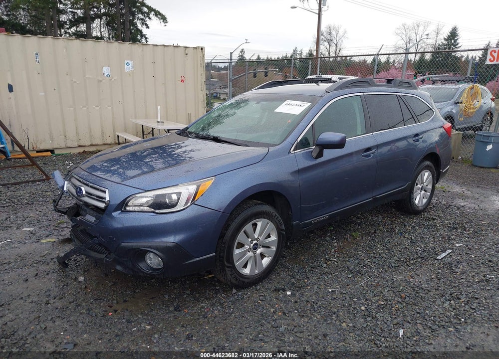 2015 SUBARU OUTBACK 2.5I PREMIUM VIN: 4S4BSACC9F3357999
