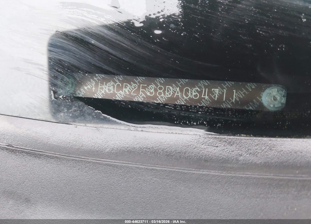 2013 HONDA ACCORD LX VIN: 1HGCR2F38DA064711
