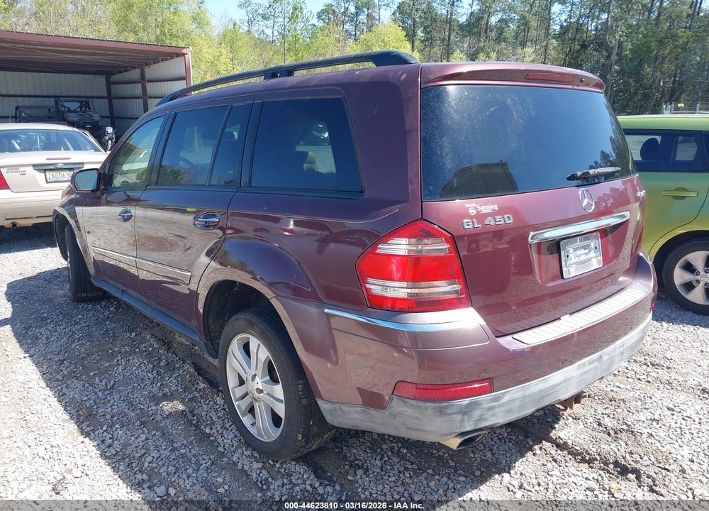 2009 MERCEDES-BENZ GL 450 4MATIC VIN: 4JGBF71E39A458306