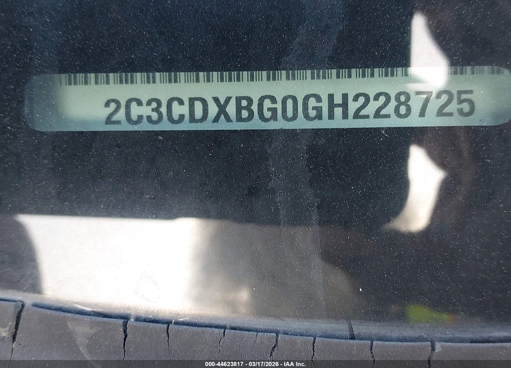 2016 DODGE CHARGER SE VIN: 2C3CDXBG0GH228725