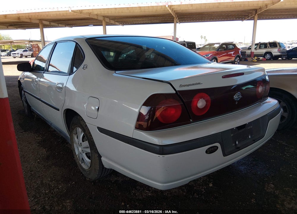 2003 CHEVROLET IMPALA VIN: 2G1WF52E939411463