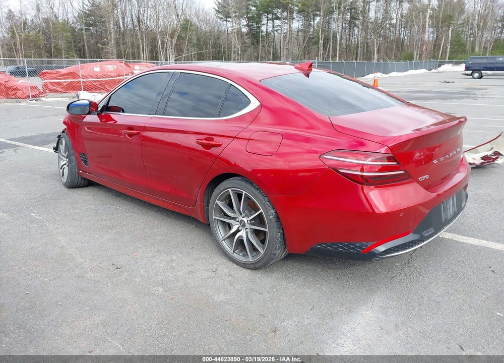 2022 GENESIS G70 2.0T AWD VIN: KMTG34TA4NU089610