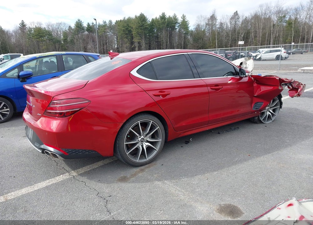 2022 GENESIS G70 2.0T AWD VIN: KMTG34TA4NU089610