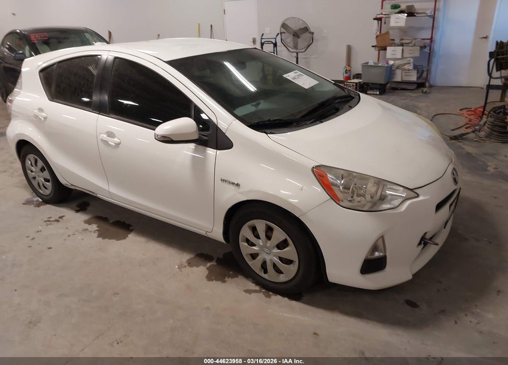 2012 TOYOTA PRIUS C TWO VIN: JTDKDTB35C1022189