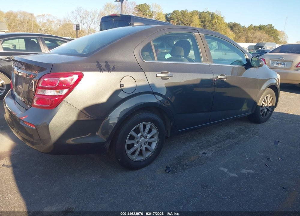 2017 CHEVROLET SONIC LT AUTO VIN: 1G1JD5SH1H4146610