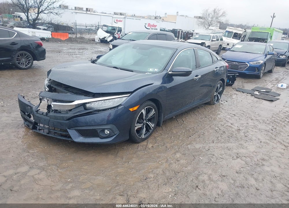 2016 HONDA CIVIC TOURING VIN: 19XFC1F93GE201745