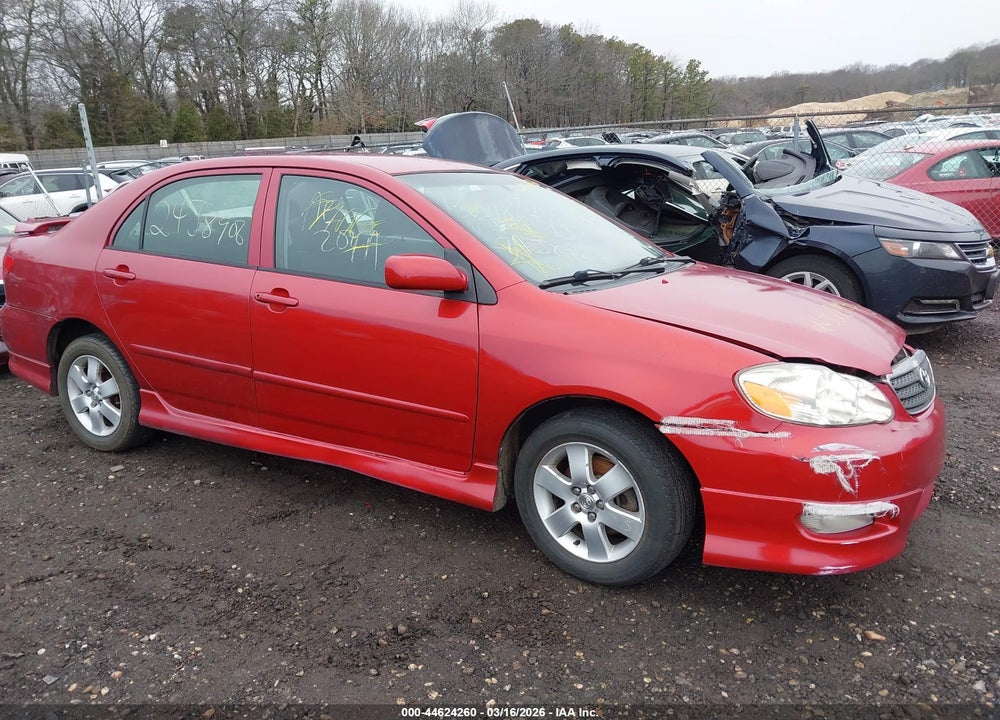 2005 TOYOTA COROLLA S VIN: 2T1BR32E05C556329