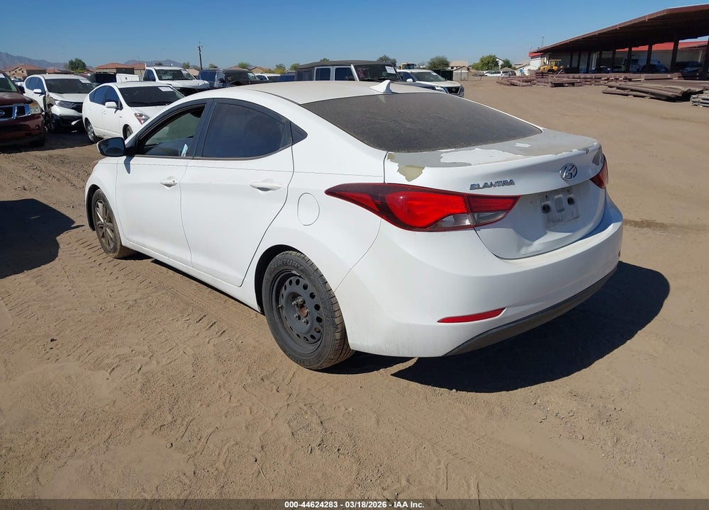 2015 HYUNDAI ELANTRA SE VIN: 5NPDH4AE1FH638670