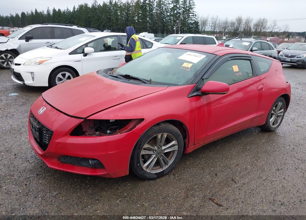 2013 HONDA CR-Z EX VIN: JHMZF1D68DS002100