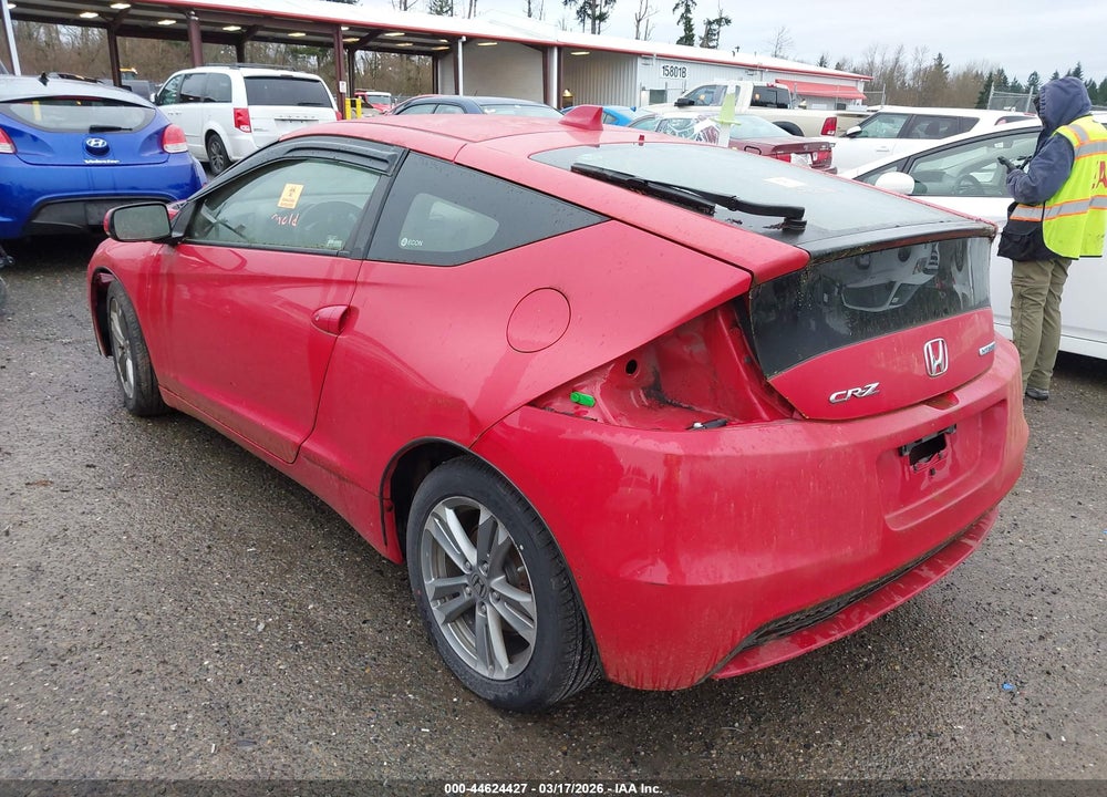 2013 HONDA CR-Z EX VIN: JHMZF1D68DS002100