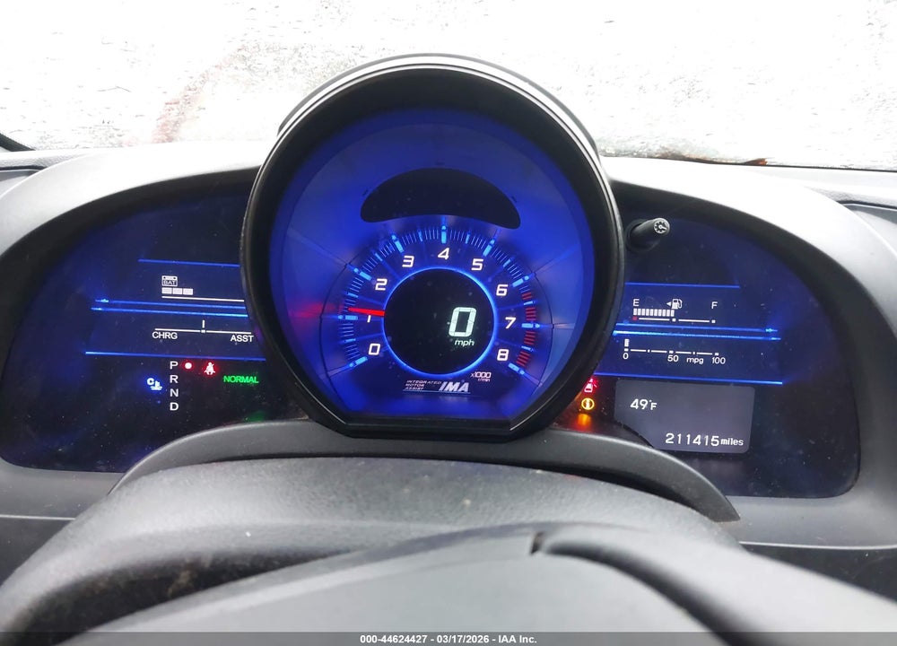2013 HONDA CR-Z EX VIN: JHMZF1D68DS002100