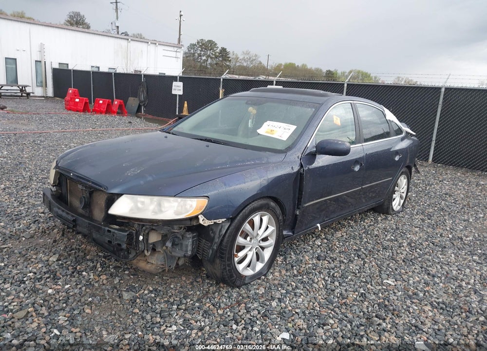2006 HYUNDAI AZERA LIMITED/SE VIN: KMHFC46F36A119101
