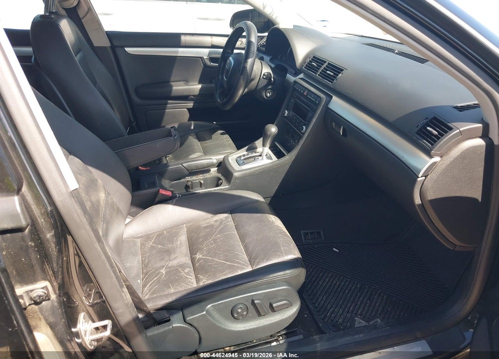 2007 AUDI A4 2.0T VIN: WAUAF78EX7A030670