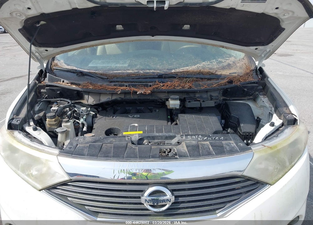 2013 NISSAN QUEST SL VIN: JN8AE2KP6D9066361
