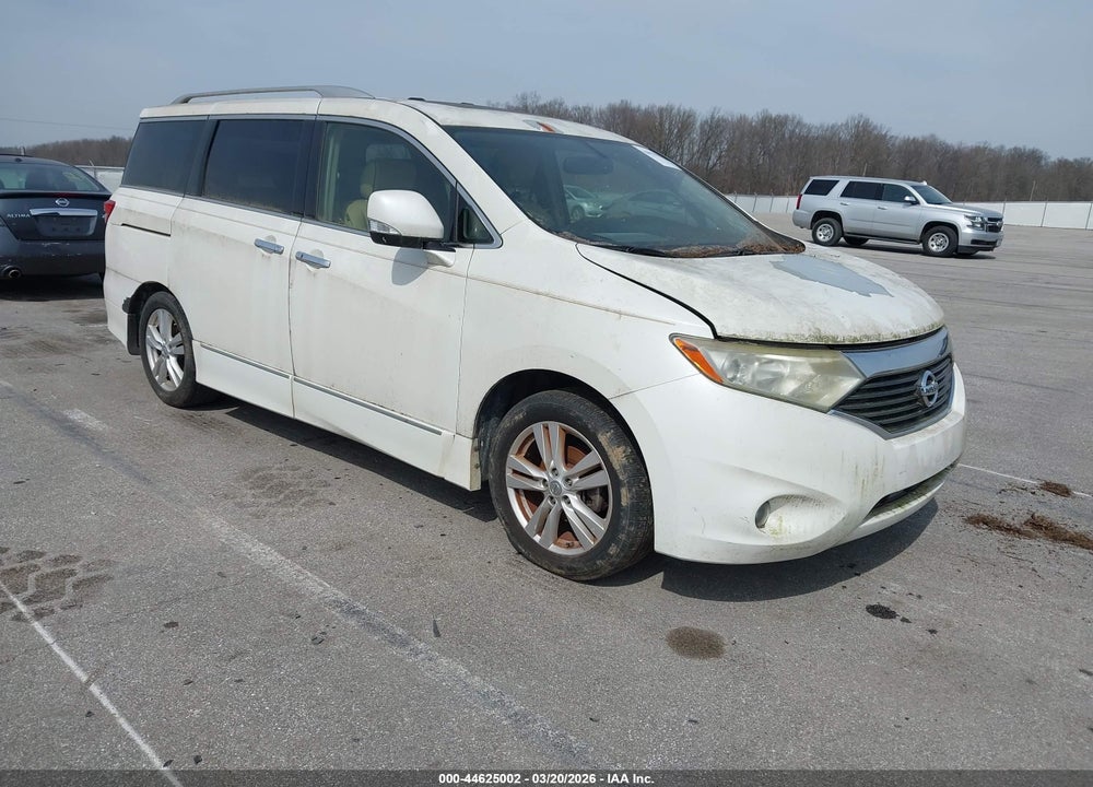 2013 NISSAN QUEST SL VIN: JN8AE2KP6D9066361