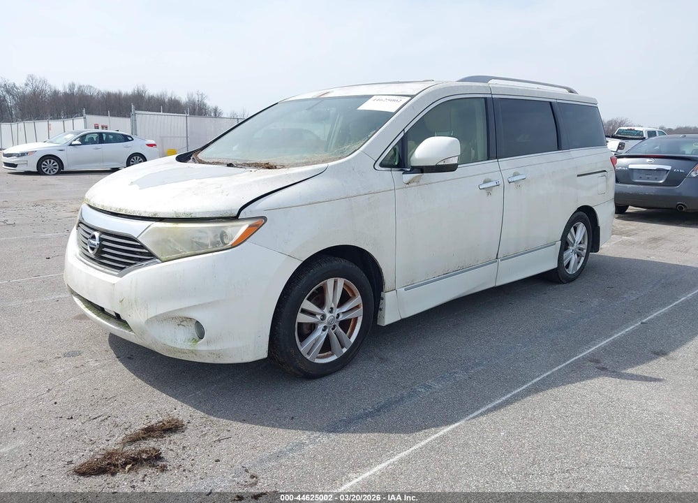 2013 NISSAN QUEST SL VIN: JN8AE2KP6D9066361