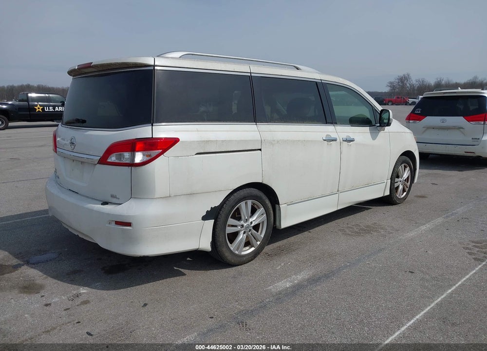 2013 NISSAN QUEST SL VIN: JN8AE2KP6D9066361