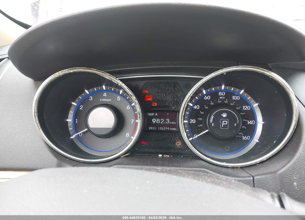 2011 HYUNDAI SONATA GLS VIN: 5NPEB4AC6BH287415