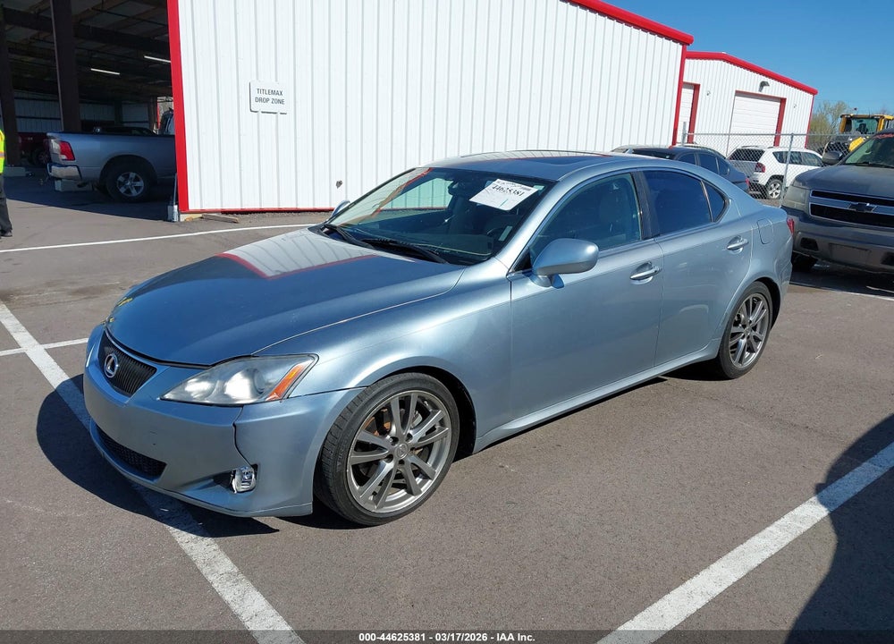 2008 LEXUS IS 250 VIN: JTHBK262582070020