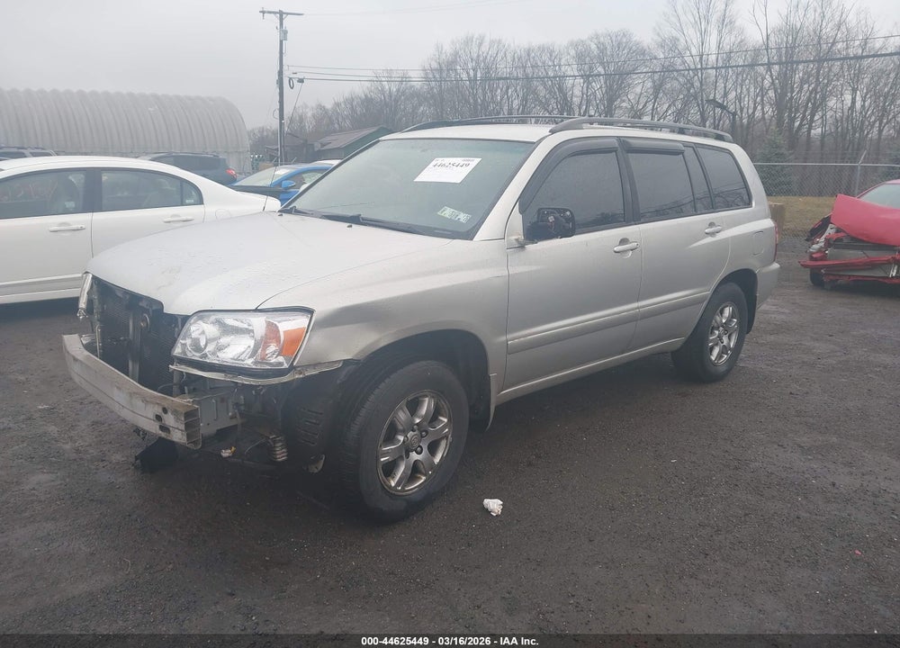 2004 TOYOTA HIGHLANDER V6 VIN: JTEEP21A640063156