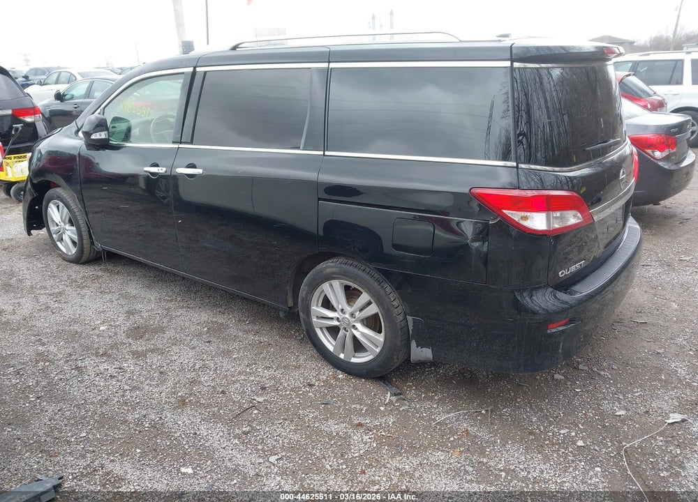 2012 NISSAN QUEST SL VIN: JN8AE2KP2C9046400