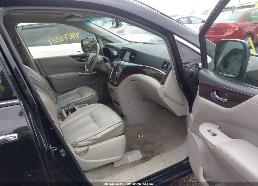 2012 NISSAN QUEST SL VIN: JN8AE2KP2C9046400
