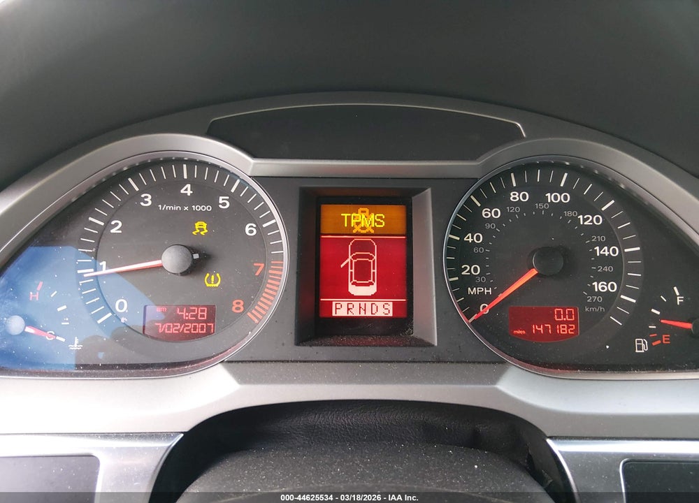 2007 AUDI A6 3.2 VIN: WAUEH74F17N112807
