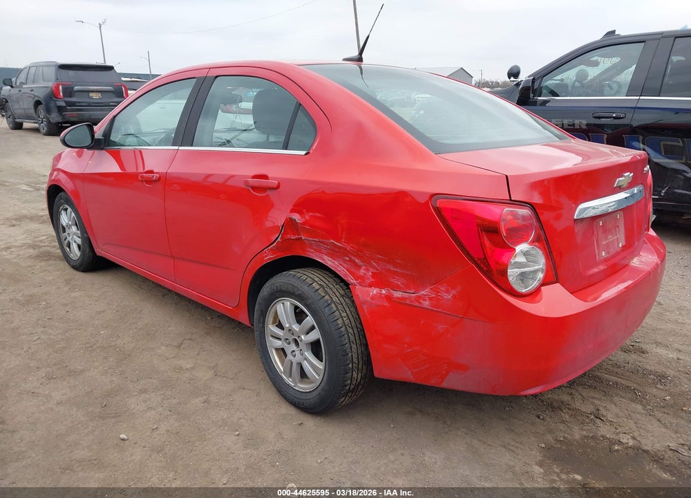 2012 CHEVROLET SONIC 2LT VIN: 1G1JC5SH2C4176341