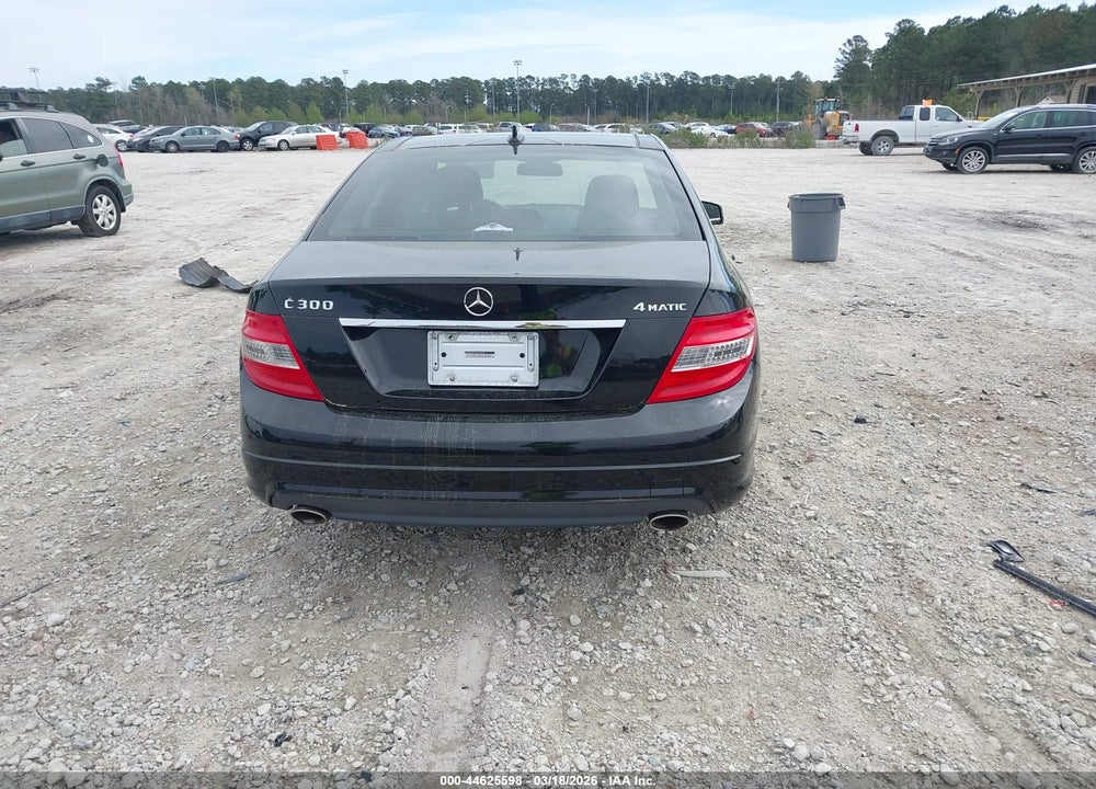 2010 MERCEDES-BENZ C 300 4MATIC VIN: WDDGF8BB6AF439833