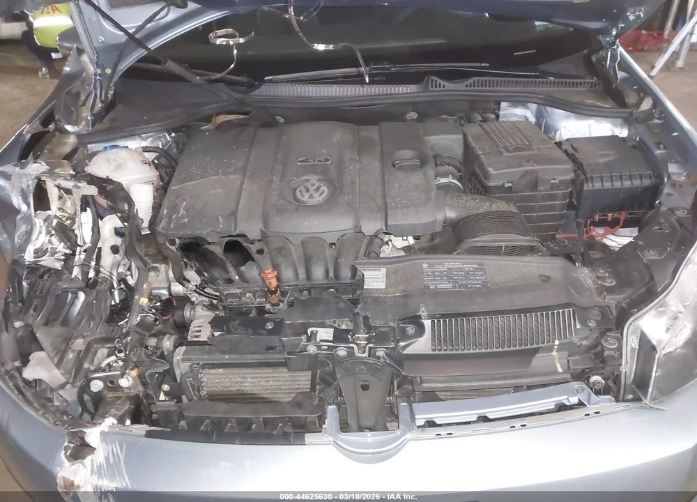 2011 VOLKSWAGEN GOLF 2.5L 4-DOOR VIN: WVWDB7AJ0BW020437
