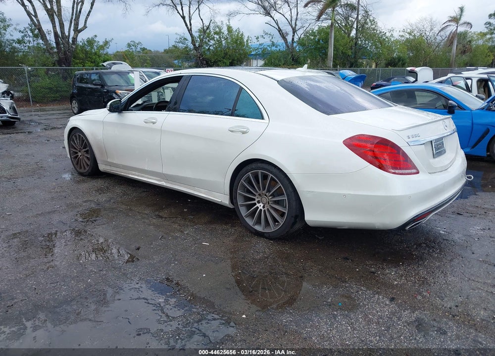2015 MERCEDES-BENZ S 550 VIN: WDDUG8CB8FA109968