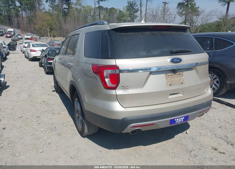 2017 FORD EXPLORER XLT VIN: 1FM5K7D89HGD48452