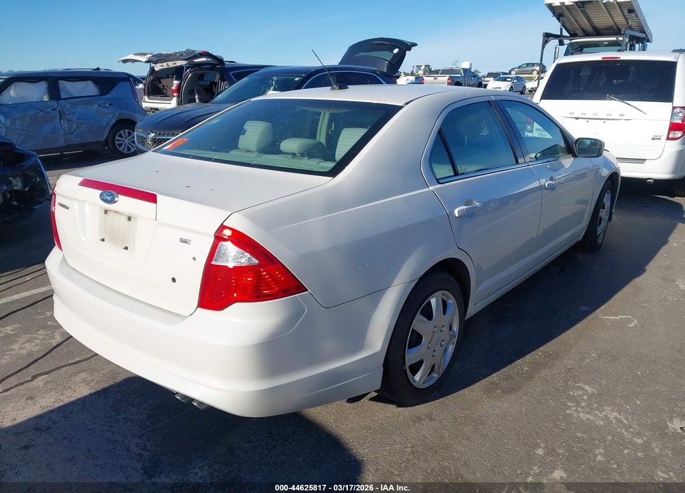 2011 FORD FUSION SE VIN: 3FAHP0HA3BR144937