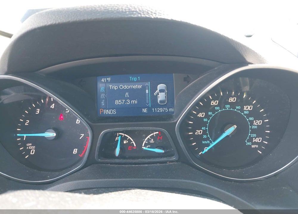 2014 FORD ESCAPE S VIN: 1FMCU0F73EUA03198
