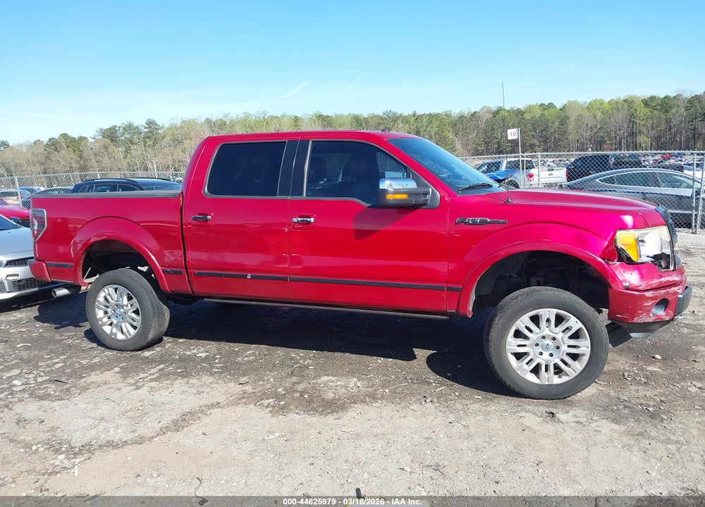 2011 FORD F-150 PLATINUM VIN: 1FTFW1EF0BFA39716