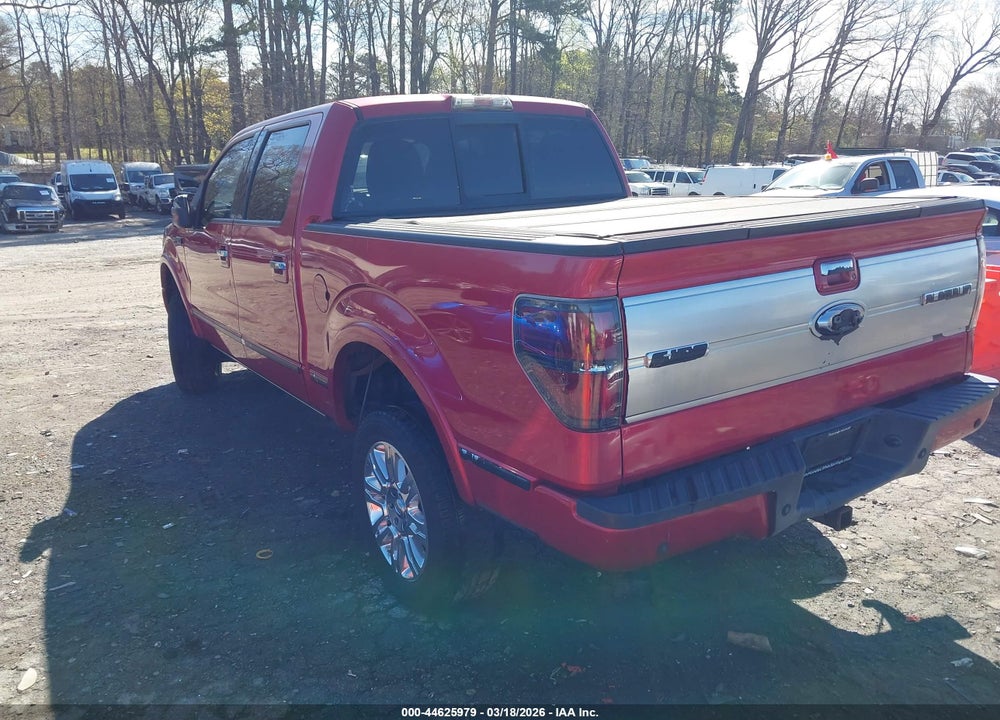 2011 FORD F-150 PLATINUM VIN: 1FTFW1EF0BFA39716