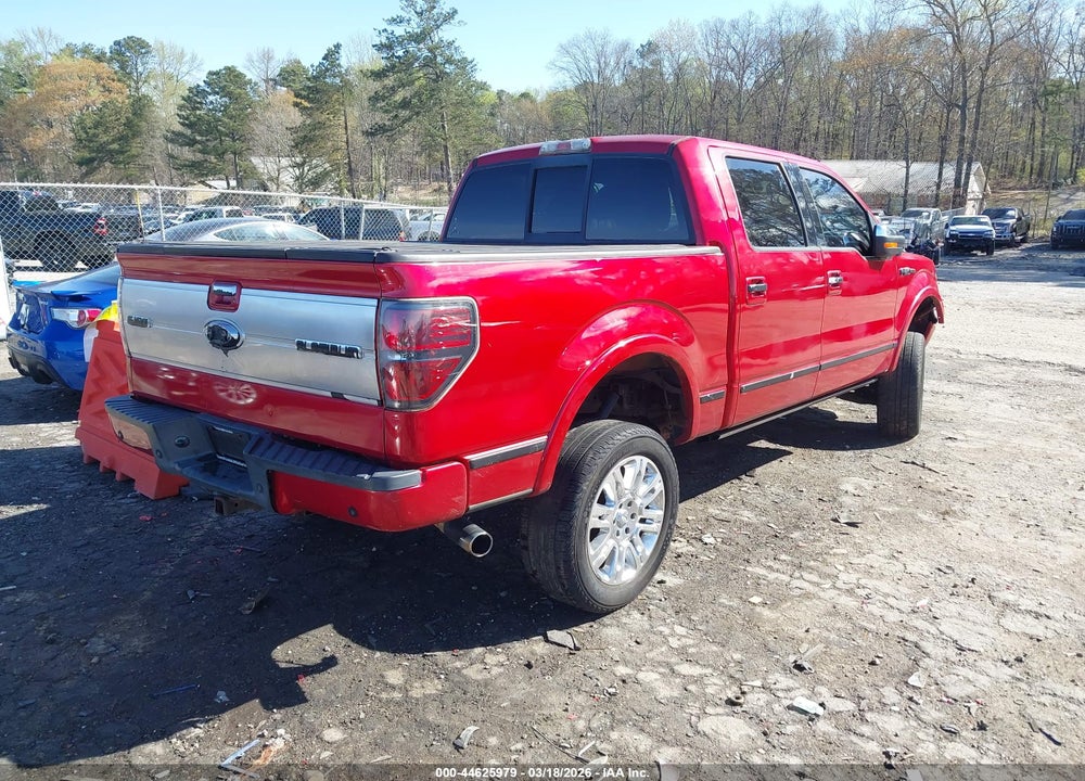 2011 FORD F-150 PLATINUM VIN: 1FTFW1EF0BFA39716