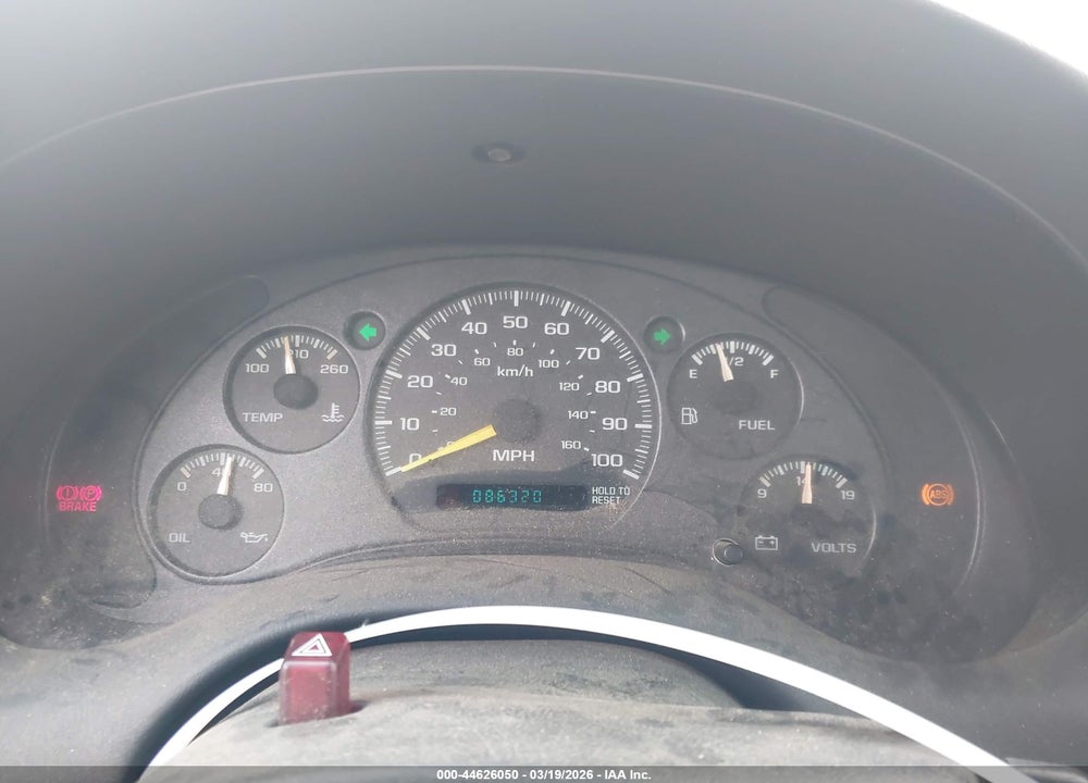 2000 CHEVROLET S-10 VIN: 1GCCS1443YK189351