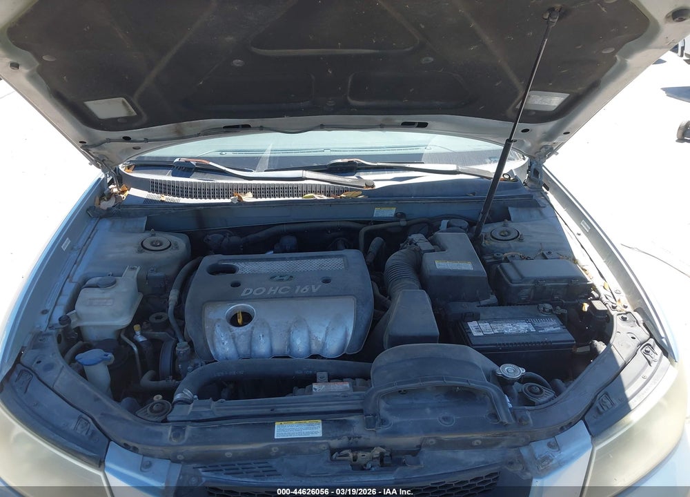 2008 HYUNDAI SONATA GLS VIN: 5NPET46CX8H308782