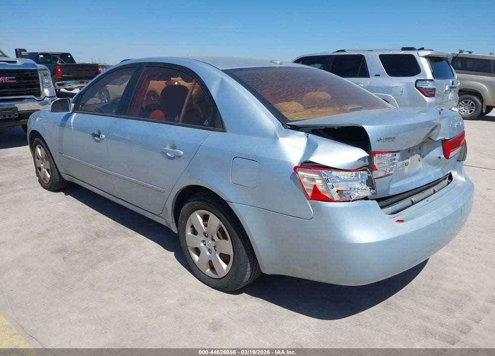 2008 HYUNDAI SONATA GLS VIN: 5NPET46CX8H308782