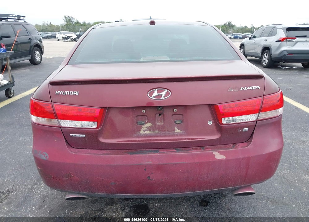 2008 HYUNDAI SONATA LIMITED V6/SE V6 VIN: 5NPEU46F48H298807