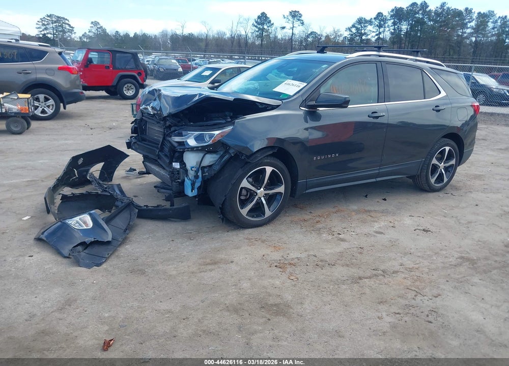 2020 CHEVROLET EQUINOX FWD LT 2.0L TURBO VIN: 2GNAXLEX6L6108407