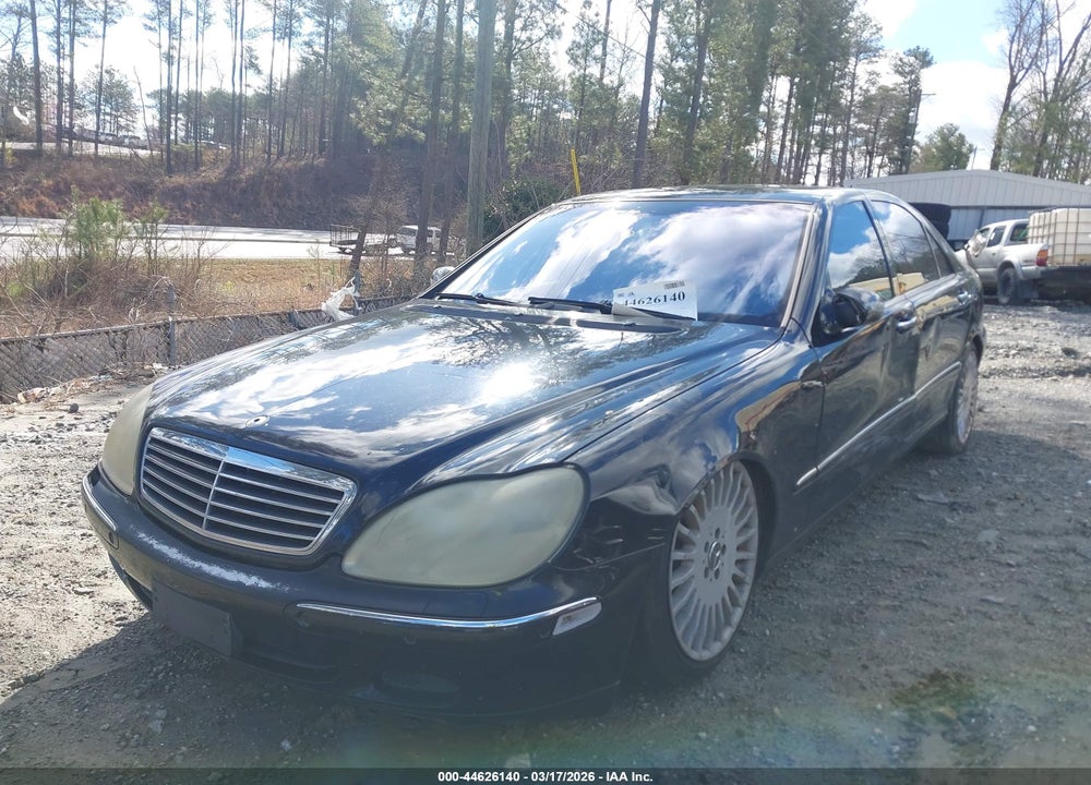 2001 MERCEDES-BENZ S 500 VIN: WDBNG75J11A158708