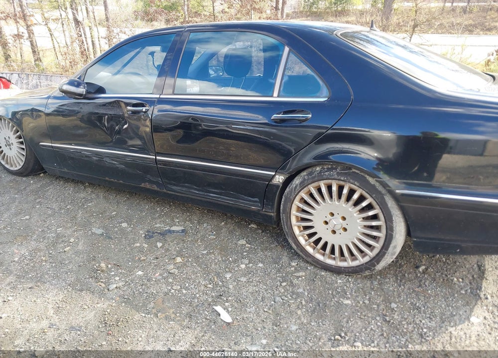 2001 MERCEDES-BENZ S 500 VIN: WDBNG75J11A158708