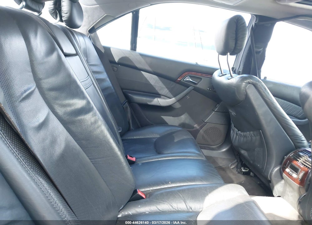 2001 MERCEDES-BENZ S 500 VIN: WDBNG75J11A158708
