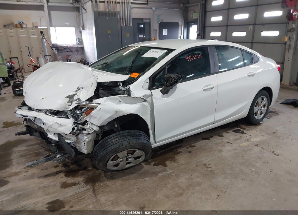 2017 CHEVROLET CRUZE LS MANUAL VIN: 1G1BB5SM4H7134134