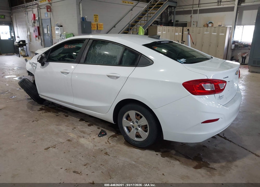 2017 CHEVROLET CRUZE LS MANUAL VIN: 1G1BB5SM4H7134134