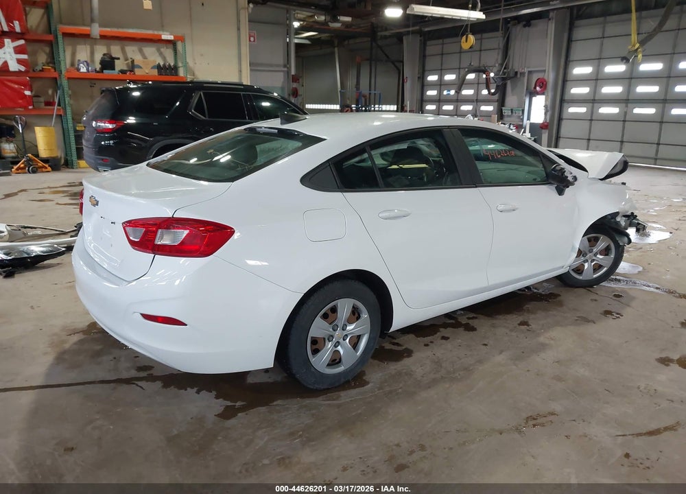 2017 CHEVROLET CRUZE LS MANUAL VIN: 1G1BB5SM4H7134134