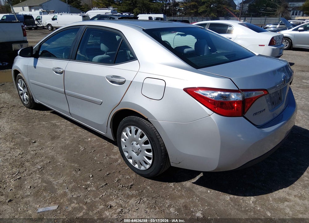 2015 TOYOTA COROLLA LE VIN: 2T1BURHE6FC350152